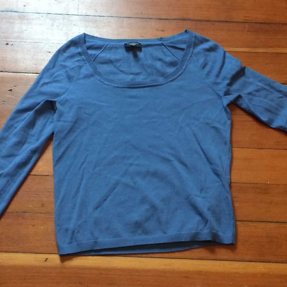 Talbots Scoop Neck (Rayon/Nylon) top - size P